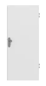 Frontansicht von Bütte Weiß Basic Durat Wohnungseingangstür - Huga