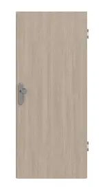 Frontansicht von Eiche grau Basic Durat Wohnungseingangstür - Huga