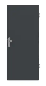 Frontansicht von Anthrazit RAL 7016 ProLine Lack Wohnungseingangstür - Hörmann