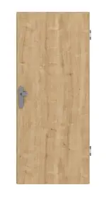 Frontansicht von Asteiche Basic Durat Wohnungseingangstür - Huga