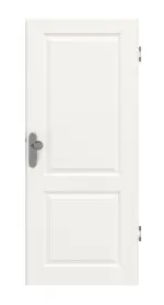 Frontansicht von Carolina 1 ClassicLine Weißlack Wohnungseingangstür - Hörmann