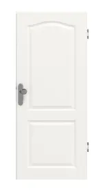 Frontansicht von Carolina 4 ClassicLine Weißlack Wohnungseingangstür - Hörmann
