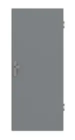 Frontansicht von Ultramatt Staubgrau ProLine Wohnungseingangstür - Hörmann