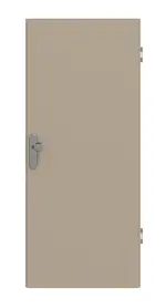 Frontansicht von Ultramatt Taupe ProLine Wohnungseingangstür - Hörmann