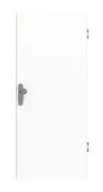 Frontansicht von Ultramatt Weiß ProLine Wohnungseingangstür - Hörmann