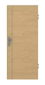 Frontansicht von GARANT Wohnungseingangstür Corona 750 Quer Authentic Asteiche CePaL