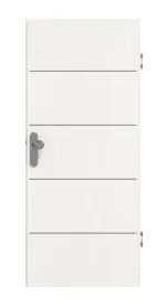 Frontansicht von GARANT Wohnungseingangstür Corona 830 Authentic Bianco CePaL