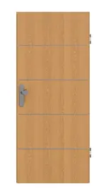 Frontansicht von GARANT Wohnungseingangstür Corona 830 Eiche Premium CePaL