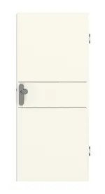 Frontansicht von GARANT Wohnungseingangstür Corona 832 Snow White CePaL