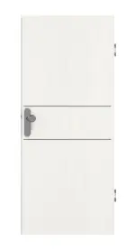 Frontansicht von GARANT Wohnungseingangstür Corona 832 Authentic Bianco CePaL