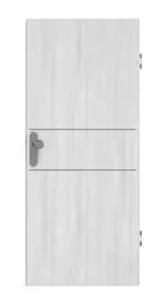 Frontansicht von GARANT Wohnungseingangstür Corona 832 Authentic Grigio CePaL