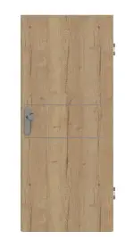 Frontansicht von GARANT Wohnungseingangstür Corona 832 Authentic Risseiche CePaL