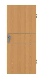 Frontansicht von GARANT Wohnungseingangstür Corona 832 Eiche Premium CePaL