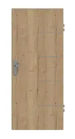 Frontansicht von GARANT Wohnungseingangstür Corona 834 Authentic Risseiche CePaL