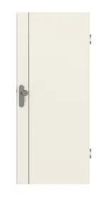 Frontansicht von GARANT Wohnungseingangstür Corona 850 Weißlack 9010 CePaL