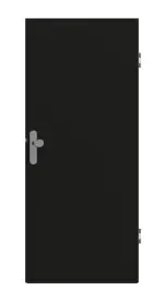 Frontansicht von GARANT Wohnungseingangstür 0901-60 Black Resopal