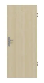 Frontansicht von Ahorn kanad. Längs Living Echtholzfurniert Wohnungseingangstür - Jeld-Wen