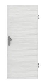 Frontansicht von GARANT Wohnungseingangstür Quer Authentic Grigio GCK08