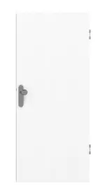 Frontansicht von Esche Weiß ES 242 PortaLit Wohnungseingangstür - Westag