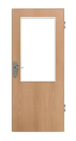 Frontansicht von WESTAG Wohnungseingangstür Buche Blumig BU 88 GetaLit HPL mit Lichtausschnitt LA-100