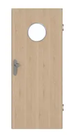 Frontansicht von GARANT Wohnungseingangstür Authentic Achat CePaL mit Lichtausschnitt LA-12