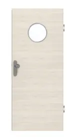 Frontansicht von GARANT Wohnungseingangstür Quer Authentic Perl GCK08 mit Lichtausschnitt LA-12