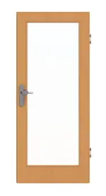 Frontansicht von GARANT Wohnungseingangstür Buche Exklusiv GCK08 mit Lichtausschnitt LA-3