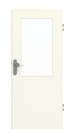 Frontansicht von GARANT Wohnungseingangstür 9417-60 Snow White CePaL mit Lichtausschnitt LA-6