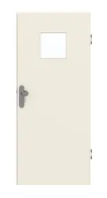 Frontansicht von GARANT Wohnungseingangstür 0140-60 Dawn Resopal mit Lichtausschnitt LA-7