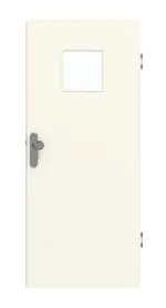 Frontansicht von GARANT Wohnungseingangstür 9417-60 Snow White CePaL mit Lichtausschnitt LA-7