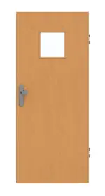 Frontansicht von GARANT Wohnungseingangstür Buche Exklusiv CePaL mit Lichtausschnitt LA-7