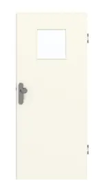 Frontansicht von GARANT Wohnungseingangstür 9417-60 Snow White CePaL mit Lichtausschnitt LA-8