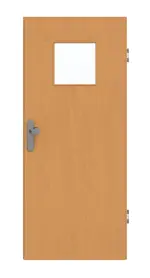 Frontansicht von GARANT Wohnungseingangstür Buche Exklusiv CePaL mit Lichtausschnitt LA-8