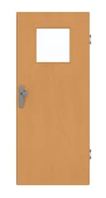 Frontansicht von GARANT Wohnungseingangstür Buche Exklusiv CePaL mit Lichtausschnitt LA-9