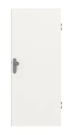 Frontansicht von GARANT Wohnungseingangstür-Set Weißlack RAL 9016 CePaL mit Zarge und Beschlag