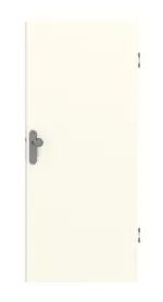 Frontansicht von GARANT Wohnungseingangstür W980ST15 Platinweiß GHK08