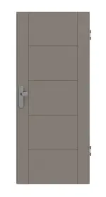 Frontansicht von Signum 13 Basic Lack Taupe RAL 7048 Wohnungseingangstür - Huga