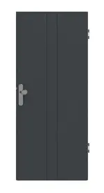 Frontansicht von Signum 23 Basic Lack Anthrazit RAL 7016 Wohnungseingangstür - Huga