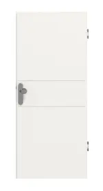 Frontansicht von Signum 29 Basic Lack Verkehrsweiß RAL 9016 Wohnungseingangstür - Huga