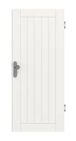 Frontansicht von Signum 54 Basic Lack Verkehrsweiß RAL 9016 Wohnungseingangstür - Huga