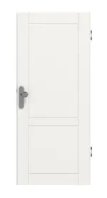 Frontansicht von Groove 92 ProLine Lack Verkehrsweiß RAL 9016 Wohnungseingangstür - Hörmann