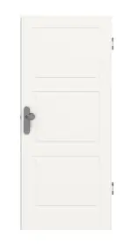 Frontansicht von LEBO Wohnungseingangstür Kopenhagen 32 Weißlack
