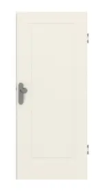 Frontansicht von GARANT Wohnungseingangstür Milano M1 Weißlack 