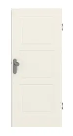 Frontansicht von GARANT Wohnungseingangstür Milano M3 Weißlack 