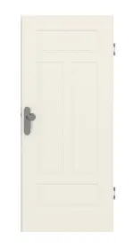 Frontansicht von GARANT Wohnungseingangstür Parma PF1 Weißlack 