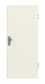 Frontansicht von GARANT Wohnungseingangstür Parma PF4 Weißlack 