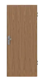 Frontansicht von Typ 52 Eiche natur lackiert Echtholzfurniert Wohnungseingangstür - Kilsgaard