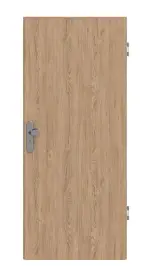 Frontansicht von Typ 52 Raucheiche Lamikor Wohnungseingangstür - Kilsgaard