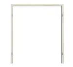 Frontansicht von GARANT Blendrahmen für Doppelflügeltüren Authentic Perl CePaL mit runder Kante