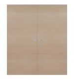 Frontansicht von WESTAG Doppelflügel-Schiebetür Pinie Hell Cross Pic 11 PortaLit CPL